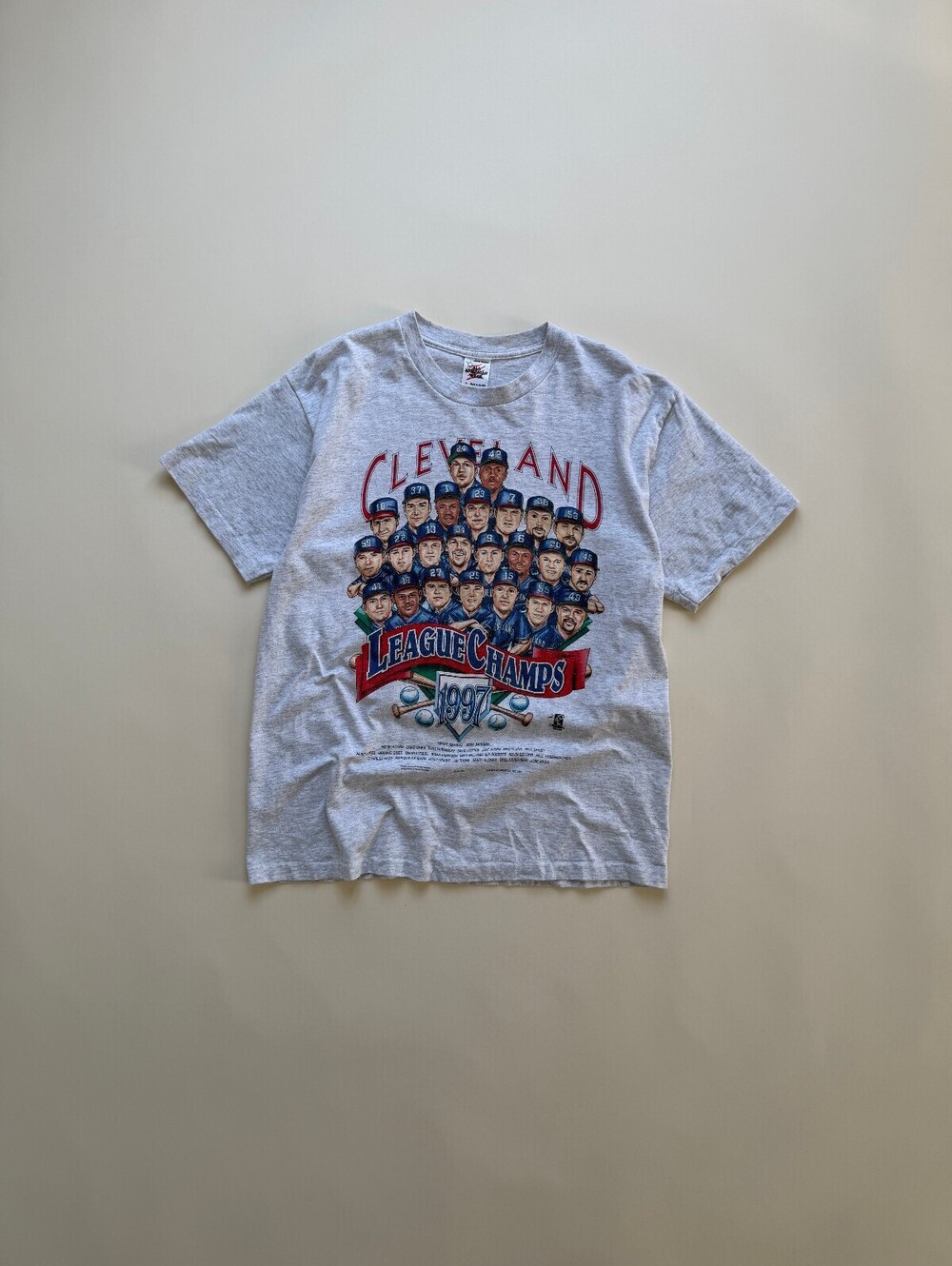 Vintage Cleveland Indians 1997 AL Champions T-shirt